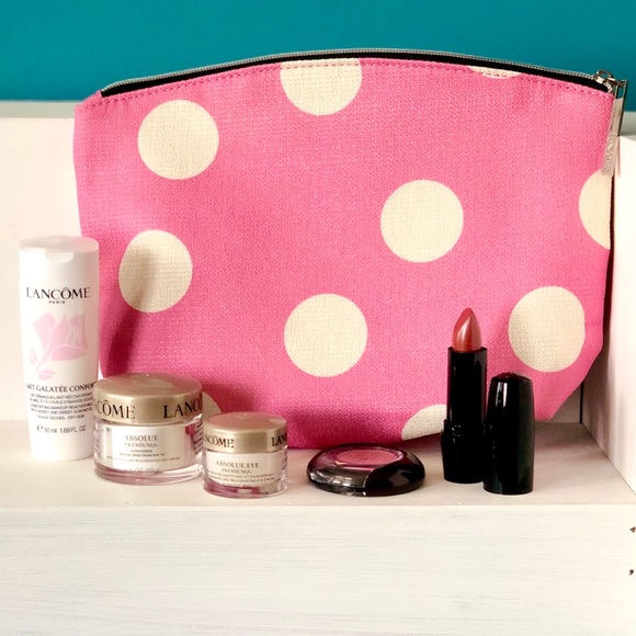 Lancome Other - Lancôme Skincare Makeup Bundle Absolue Lipstick